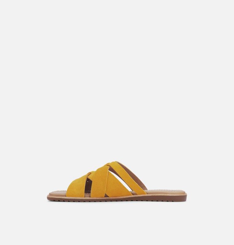 Sorel Kadın Ella™ Sandal - Terlik Sarı - 987-NKCHJZ